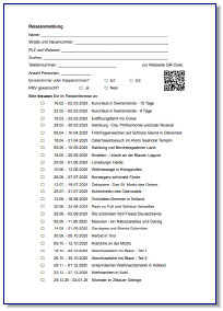 Reisebersicht 2024
