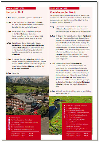 30.09. - 05.10.2025 Herbst in Tirol
